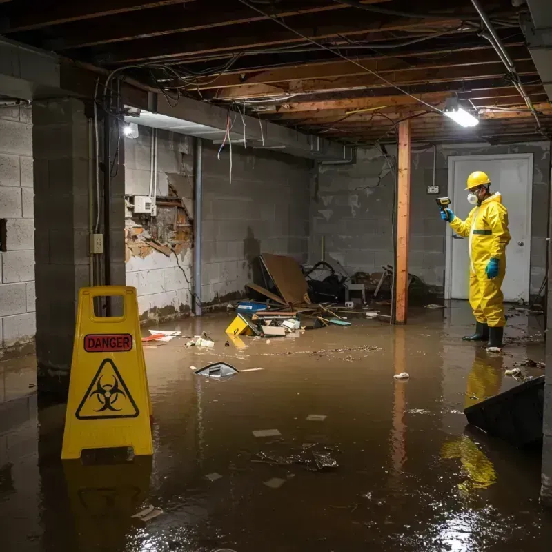 Flooded Basement Electrical Hazard in Ken Caryl, CO Property